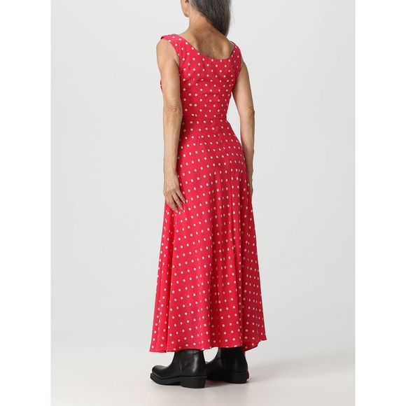 Alessandra Rich Dress Woman Strawberry - Picture 2 of 2